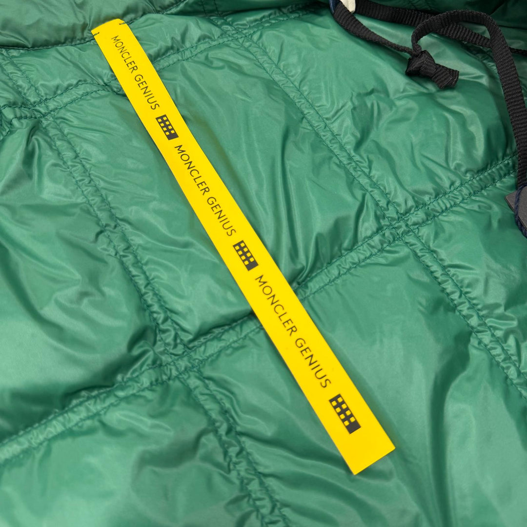 Pristine MONCLER GENIUS 7 Down jacket JAYEL With logo emblem green Nylon mens 3