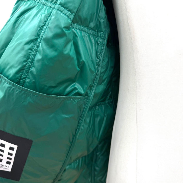 Pristine MONCLER GENIUS 7 Down jacket JAYEL With logo emblem green Nylon mens 3