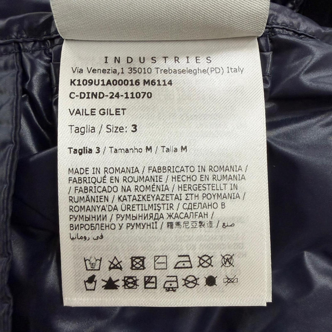 Pristine MONCLER GENIUS 7 FRAGMENT HIROSHI FUJIWARA Down vest VAILE GILET 3