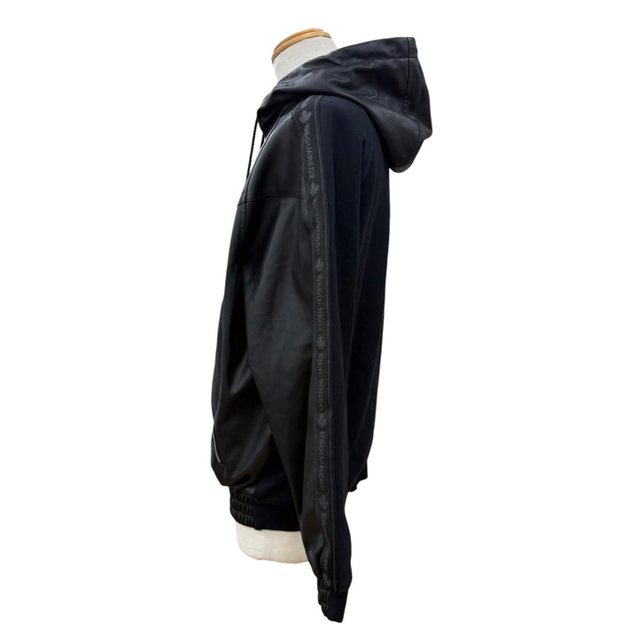 Excellent DSQUARED2 Jacket Hybrid Swag Track Suit black 46 S74AM1459
