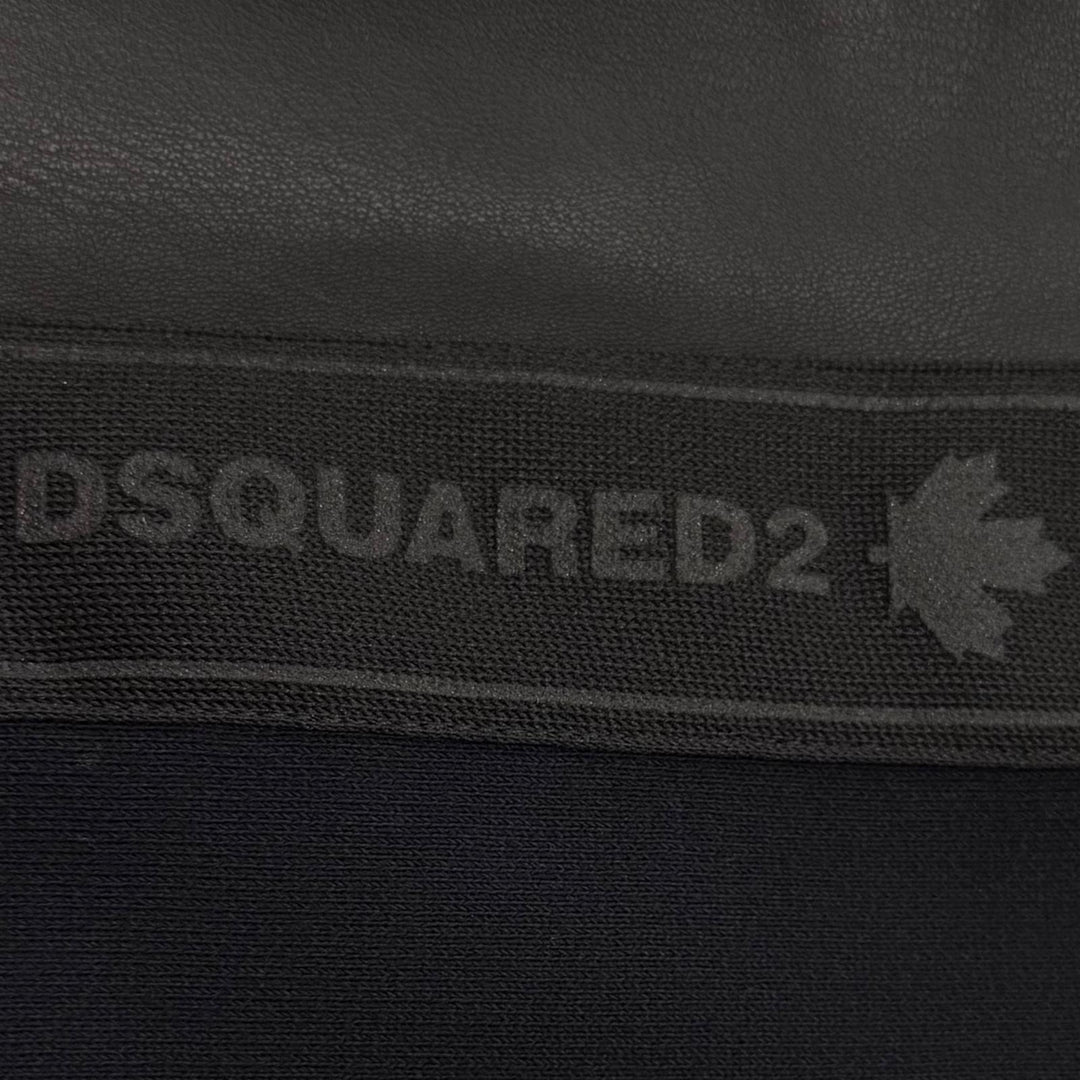 Excellent DSQUARED2 Jacket Hybrid Swag Track Suit black 46 S74AM1459