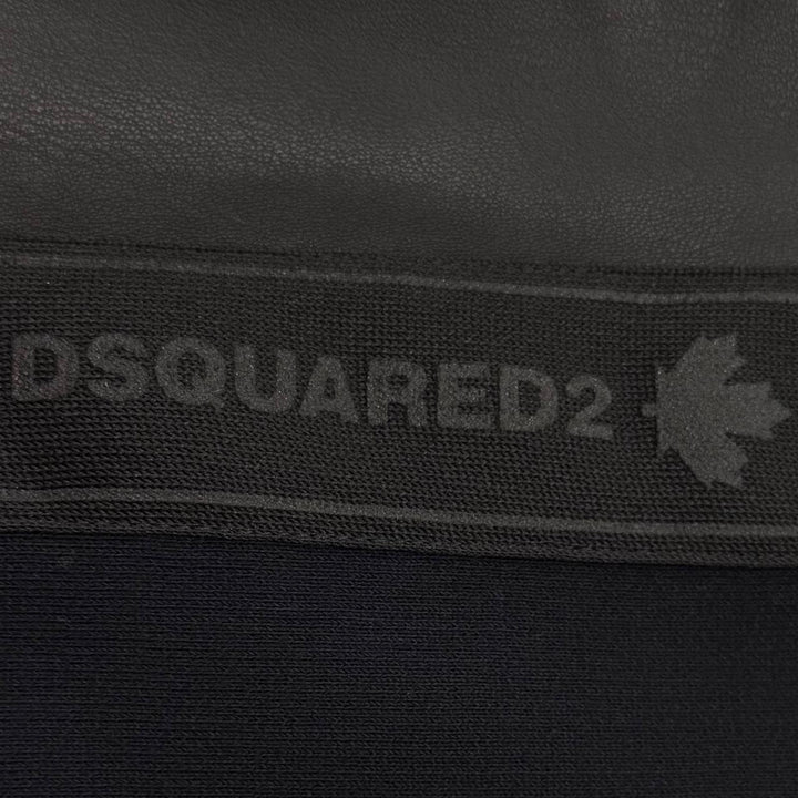 Excellent DSQUARED2 Jacket Hybrid Swag Track Suit black 46 S74AM1459