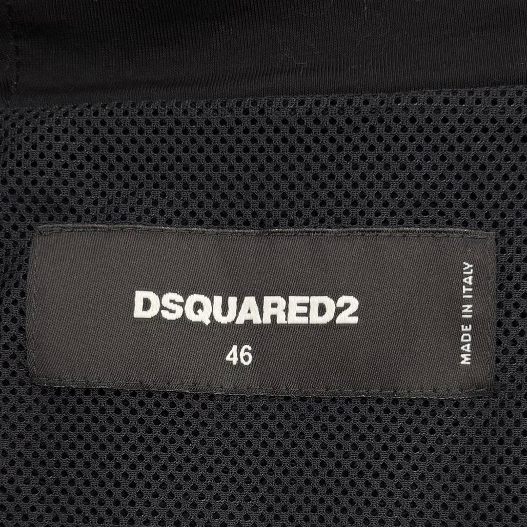 Excellent DSQUARED2 Jacket Hybrid Swag Track Suit black 46 S74AM1459