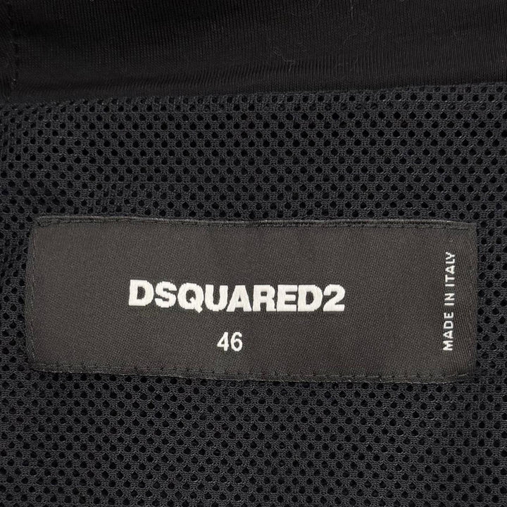 Excellent DSQUARED2 Jacket Hybrid Swag Track Suit black 46 S74AM1459
