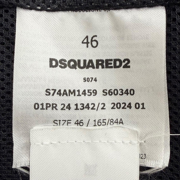 Excellent DSQUARED2 Jacket Hybrid Swag Track Suit black 46 S74AM1459