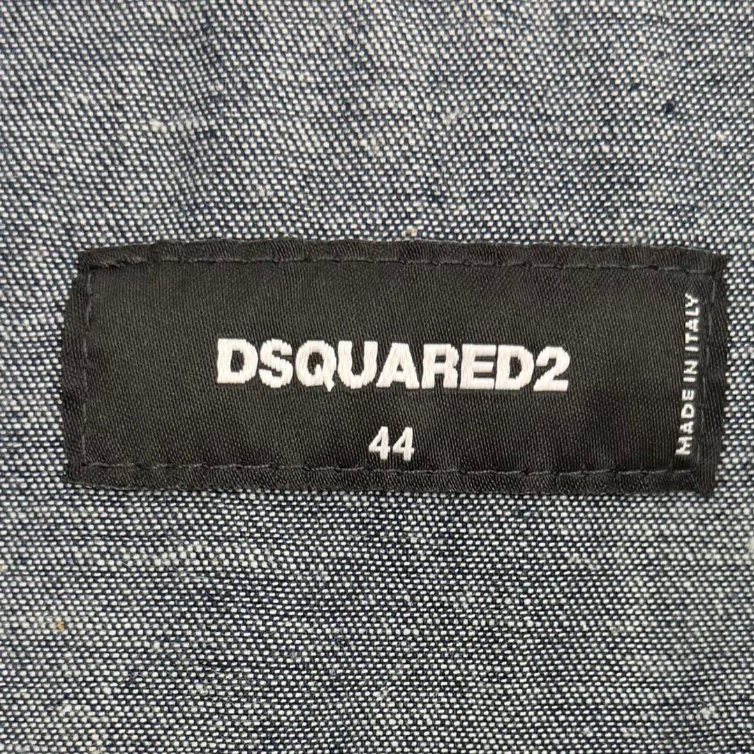 Excellent DSQUARED2 Jacket Flocked Cord Jean Jacket Corduroy black 44 S74DM0938