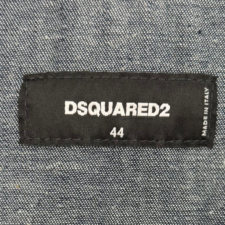 Excellent DSQUARED2 Jacket Flocked Cord Jean Jacket Corduroy black 44 S74DM0938