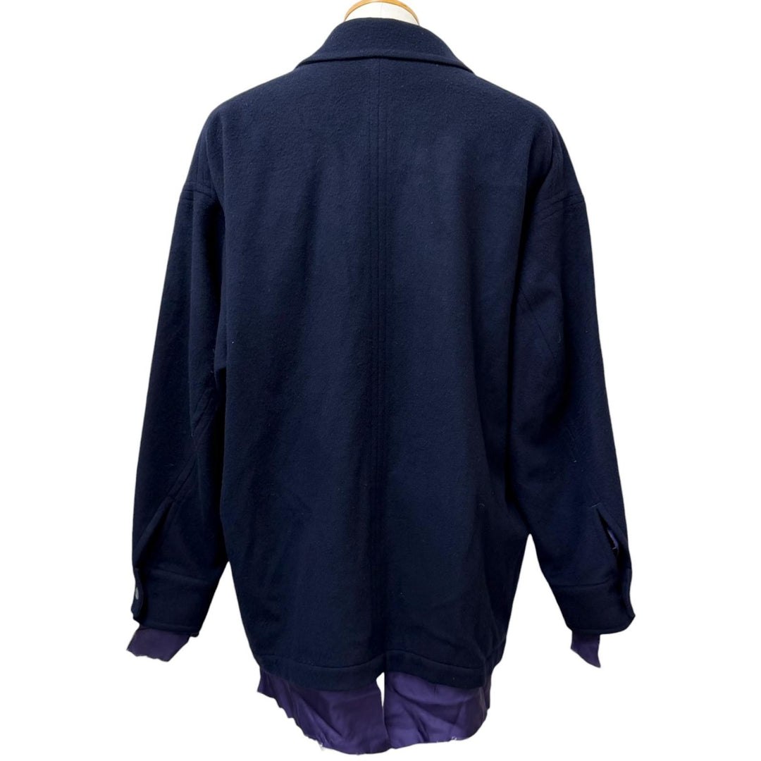 Great sulvam Jacket OVER BLOUSON JACKET Dark navy hair mens M