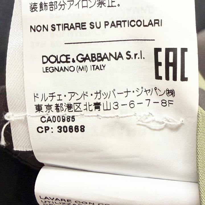 Great DOLCE&GABBANA mountain hoodie Black tag camouflage pattern khaki