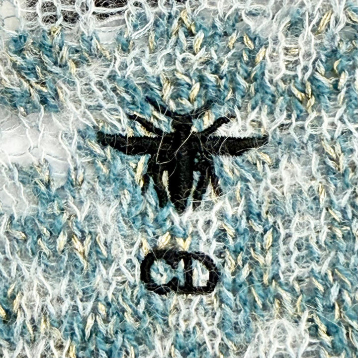 Excellent Christian Dior Logo embroidered technical knit 40 254S78AM149