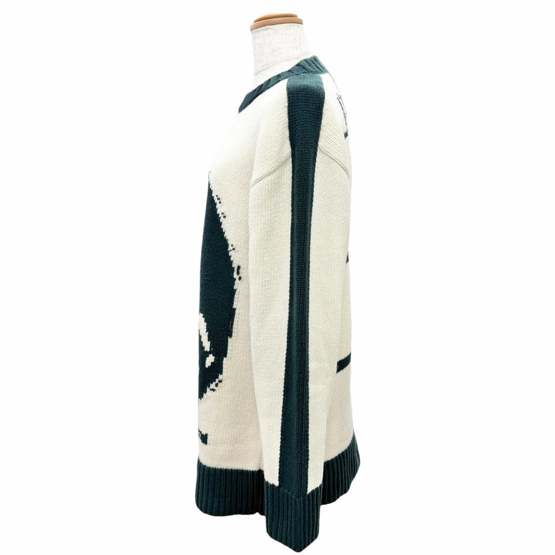 Great Christian Dior knit JADIOR8 NON NON NON ET NON Dark green 38 854S19AM019
