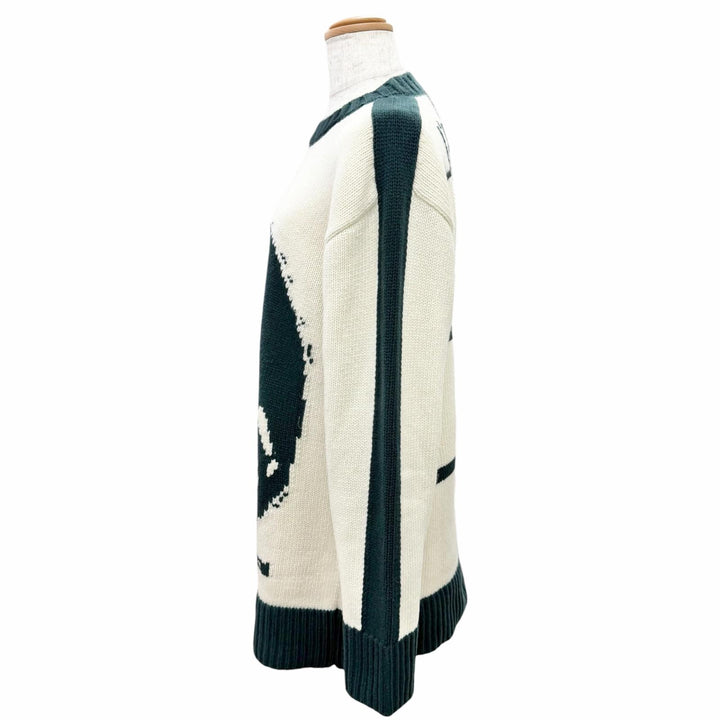 Great Christian Dior knit JADIOR8 NON NON NON ET NON Dark green 38 854S19AM019