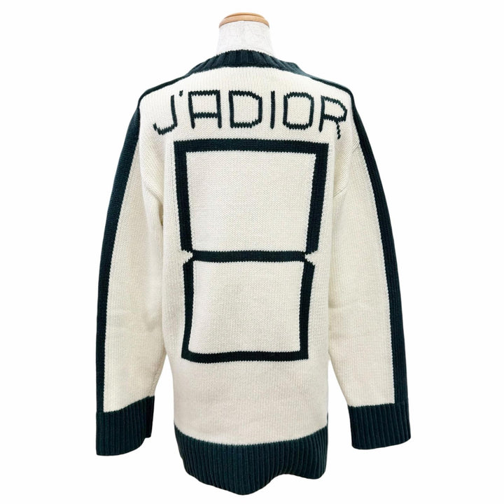 Great Christian Dior knit JADIOR8 NON NON NON ET NON Dark green 38 854S19AM019