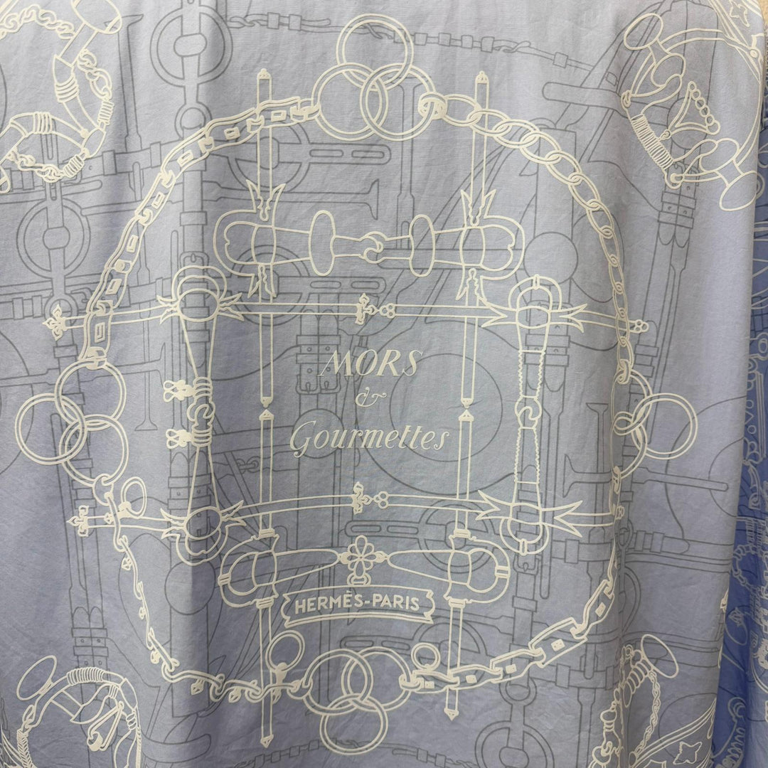 Excellent HERMES Long sleeve shirt Mall e Gourmet Serie button