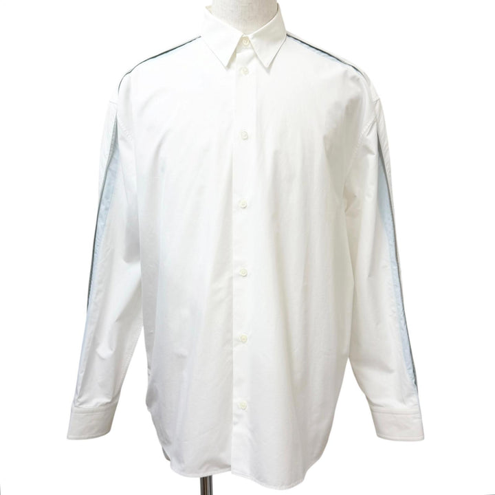 Excellent HERMES Long sleeve shirt Boxy Fit Onde Colore Serie button