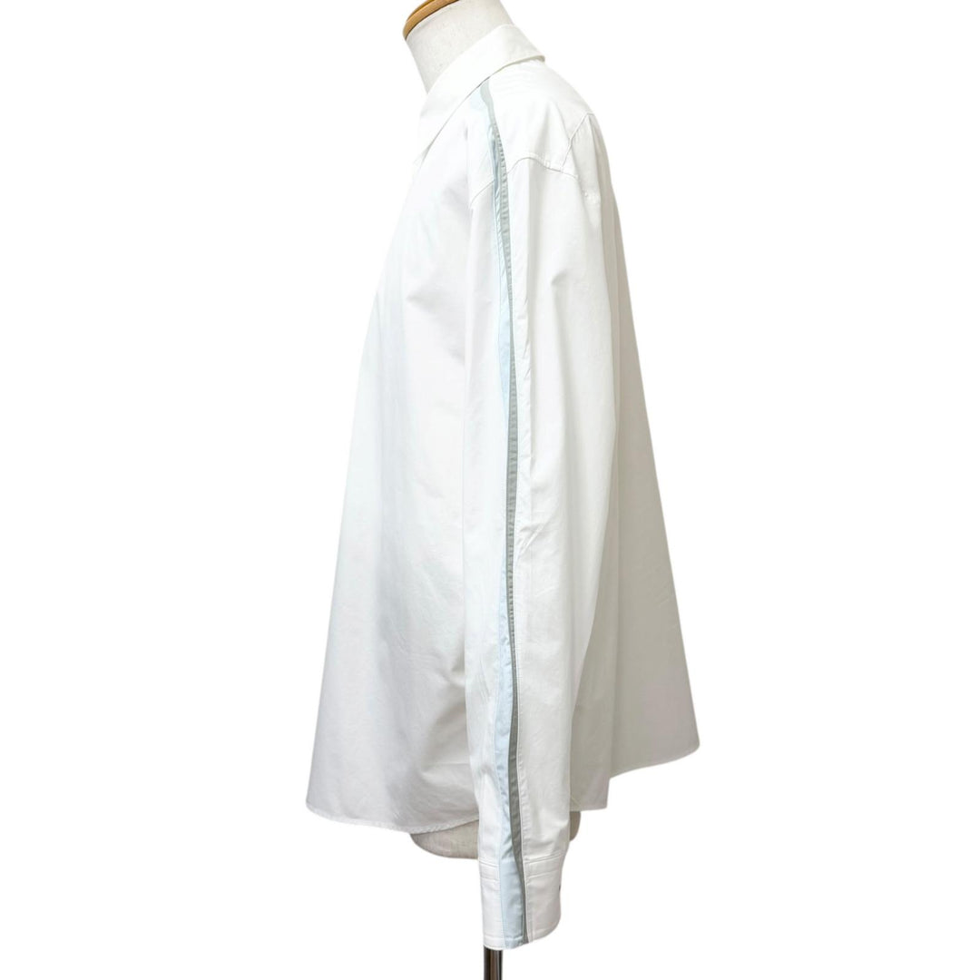 Excellent HERMES Long sleeve shirt Boxy Fit Onde Colore Serie button