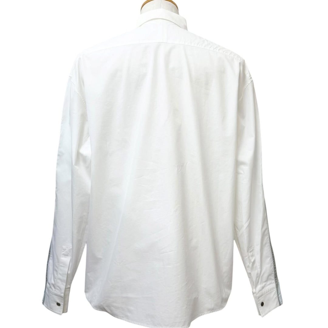 Excellent HERMES Long sleeve shirt Boxy Fit Onde Colore Serie button