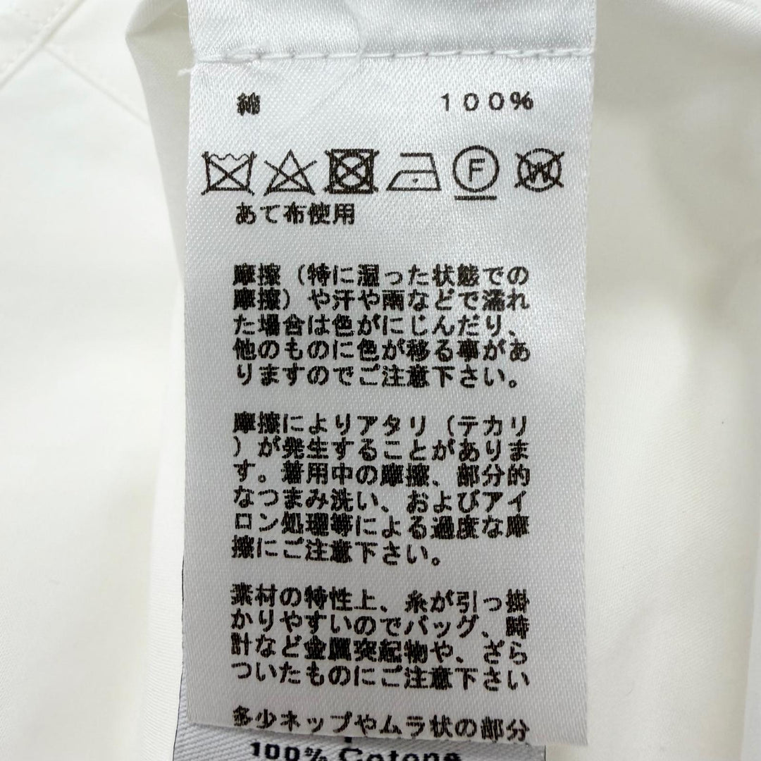 Excellent HERMES Long sleeve shirt Boxy Fit Onde Colore Serie button