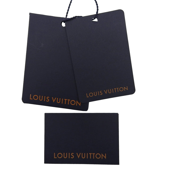 Pristine LOUIS VUITTON knit Scalloped neck T-shirt black Rayon Women XS