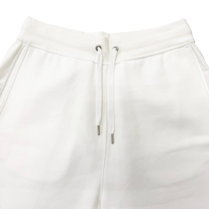 Excellent HERMES Shorts H logo motif nylon paneling white cotton