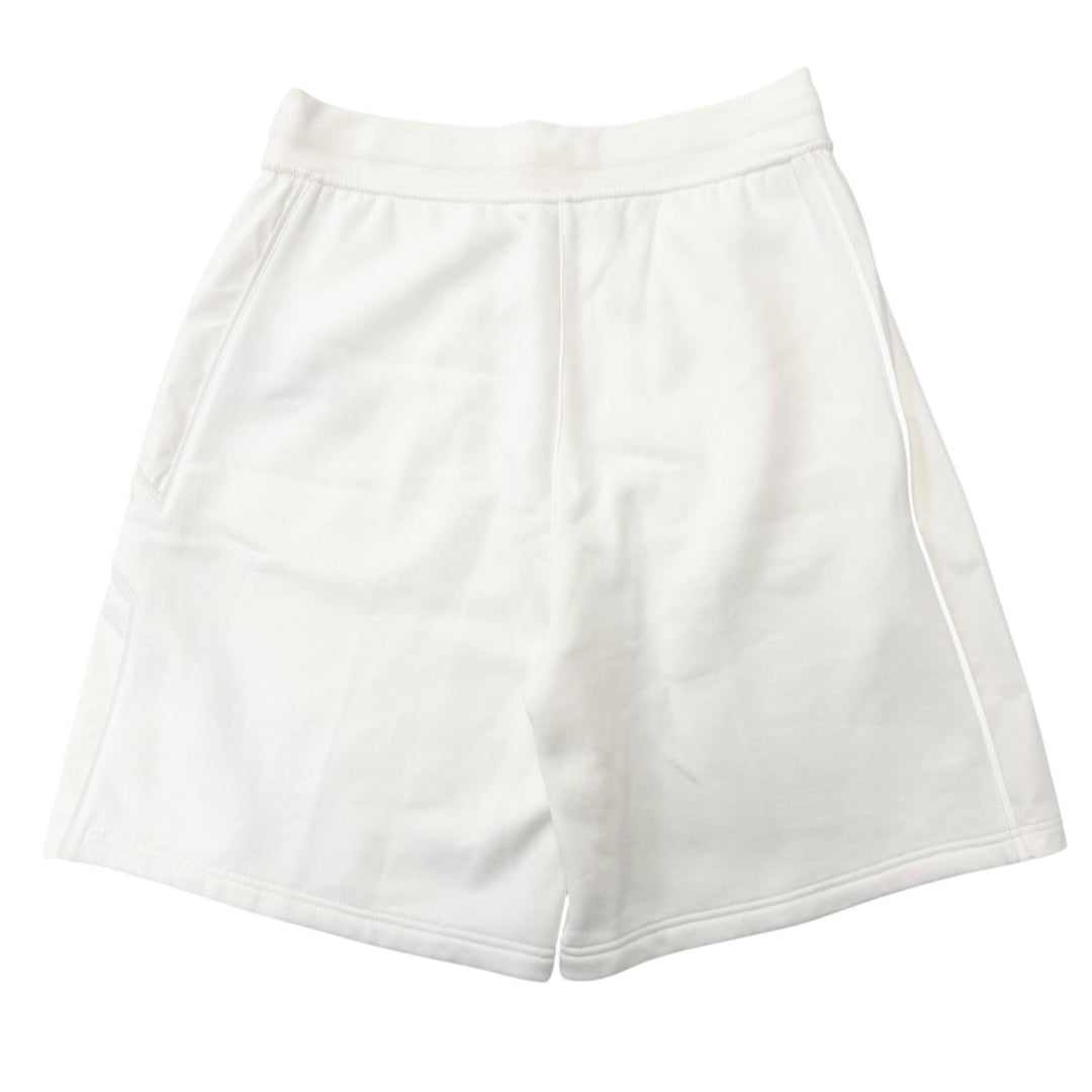 Excellent HERMES Shorts H logo motif nylon paneling white cotton