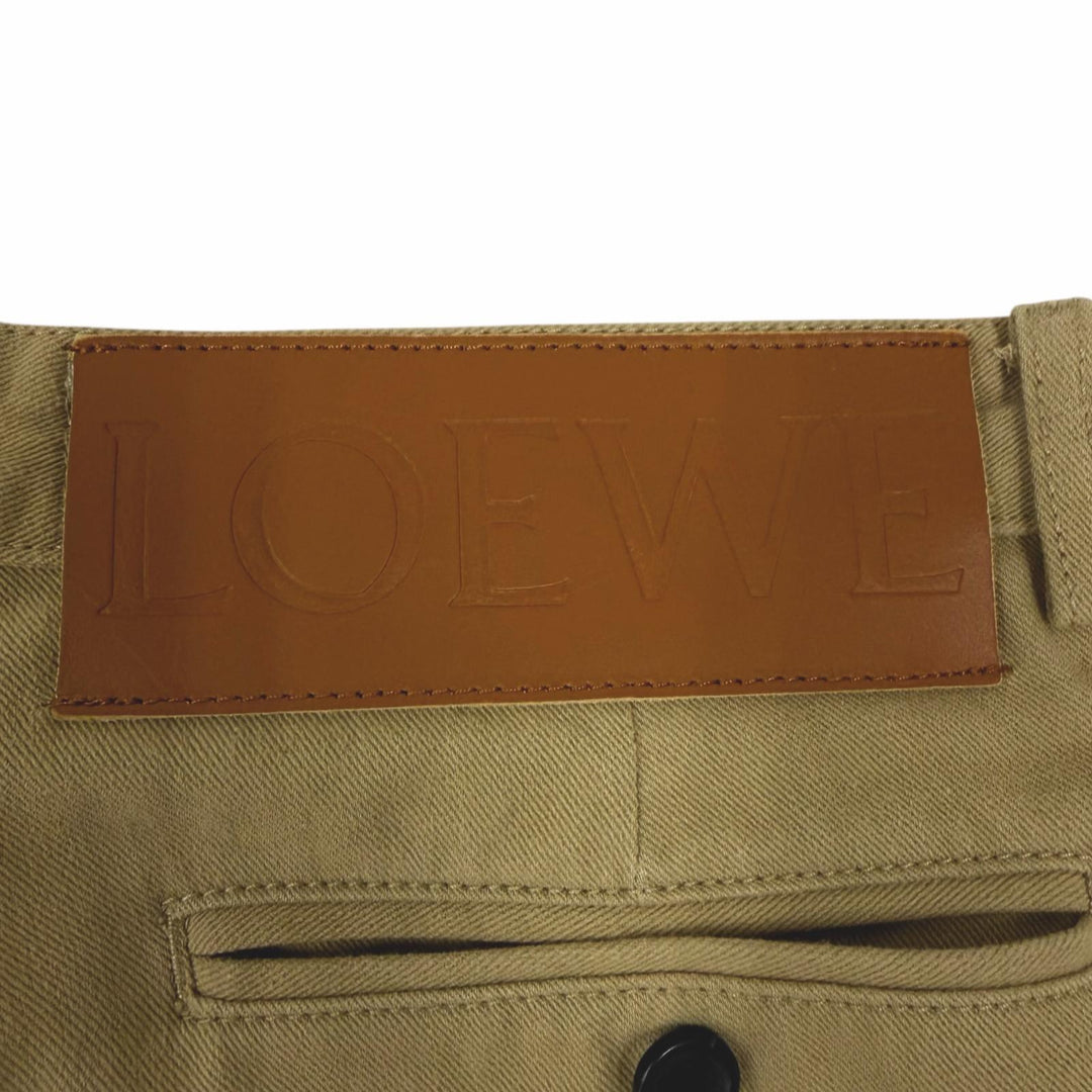 Discounted Great LOEWE Pants Fisherman's Chino Pants beige cotton mens 44 H2182870IB