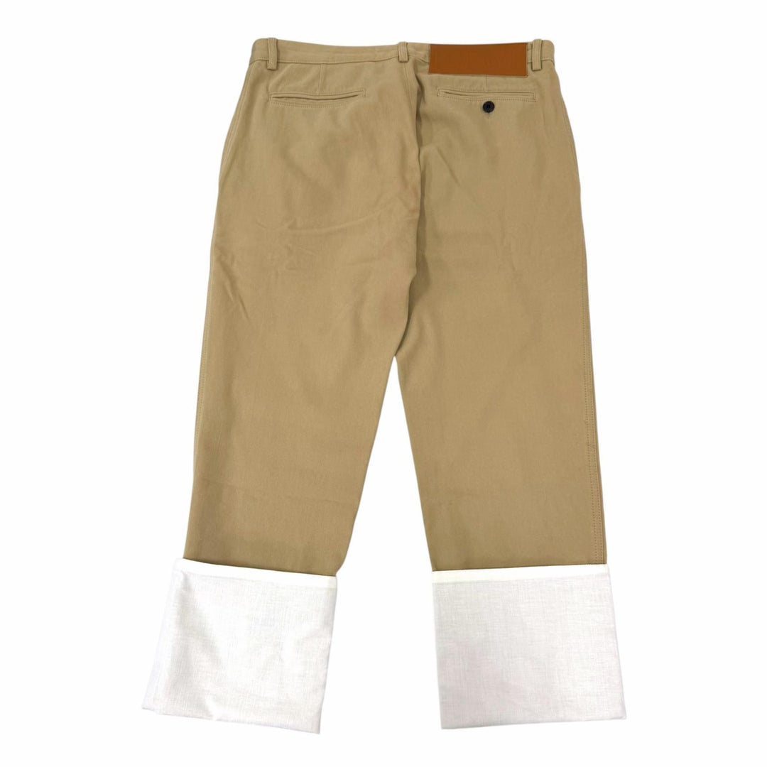 Discounted Great LOEWE Pants Fisherman's Chino Pants beige cotton mens 44 H2182870IB