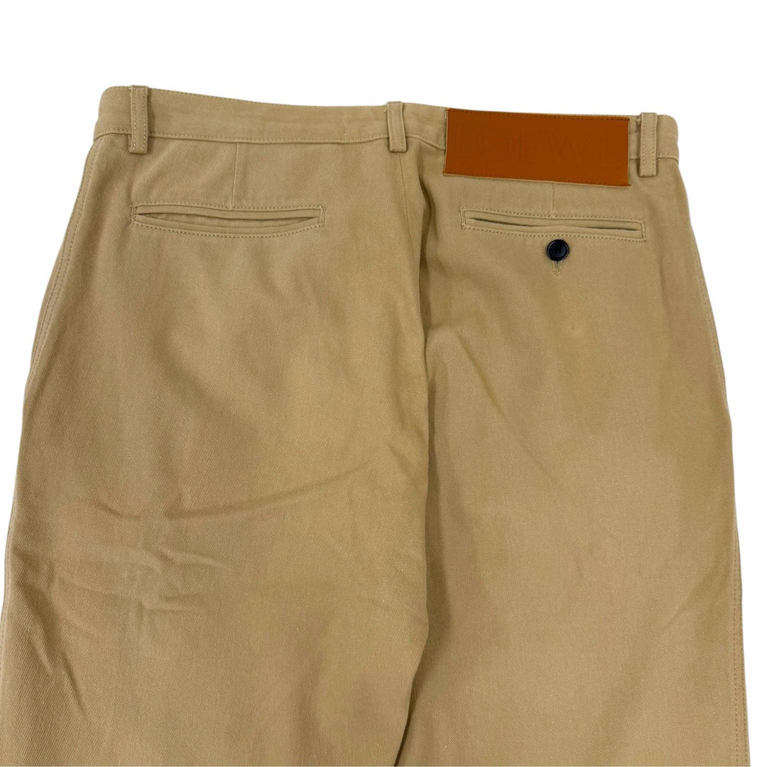 Discounted Great LOEWE Pants Fisherman's Chino Pants beige cotton mens 44 H2182870IB