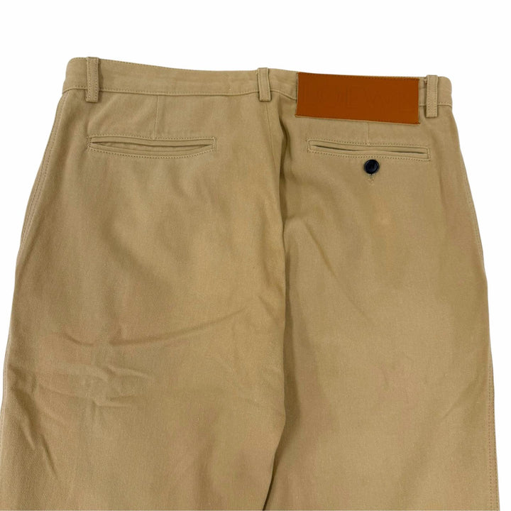 Discounted Great LOEWE Pants Fisherman's Chino Pants beige cotton mens 44 H2182870IB