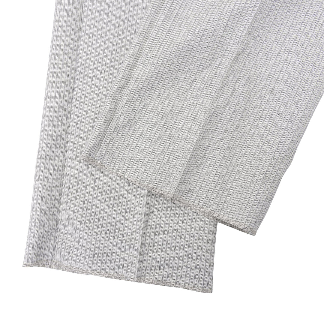 Pristine DIOR slacks Center press gray wool mens 48 013C120A5114
