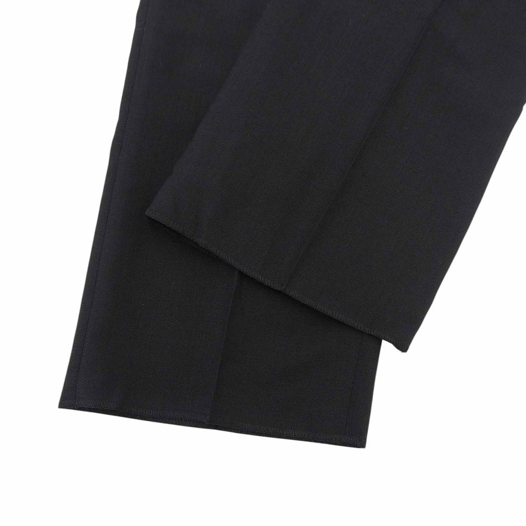 Pristine DIOR slacks Center press black wool mens 50 013C120A4866