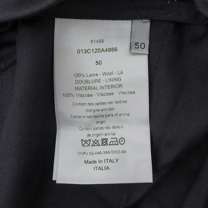 Pristine DIOR slacks Center press black wool mens 50 013C120A4866
