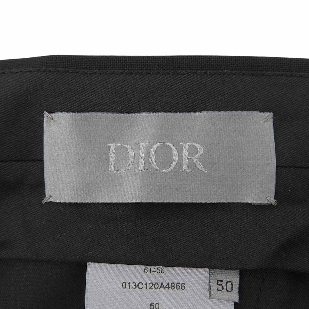 Pristine DIOR slacks Center press black wool mens 50 013C120A4866