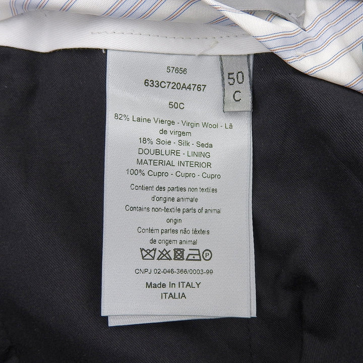 Pristine DIOR slacks Center press Navy wool mens 633C720A4767