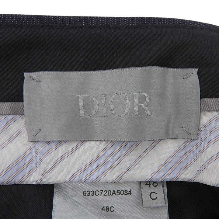 Pristine DIOR slacks Center press Navy wool mens 633C720A5084