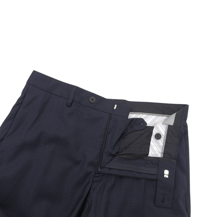 Pristine DIOR slacks Center press Navy wool mens 633C720A4895