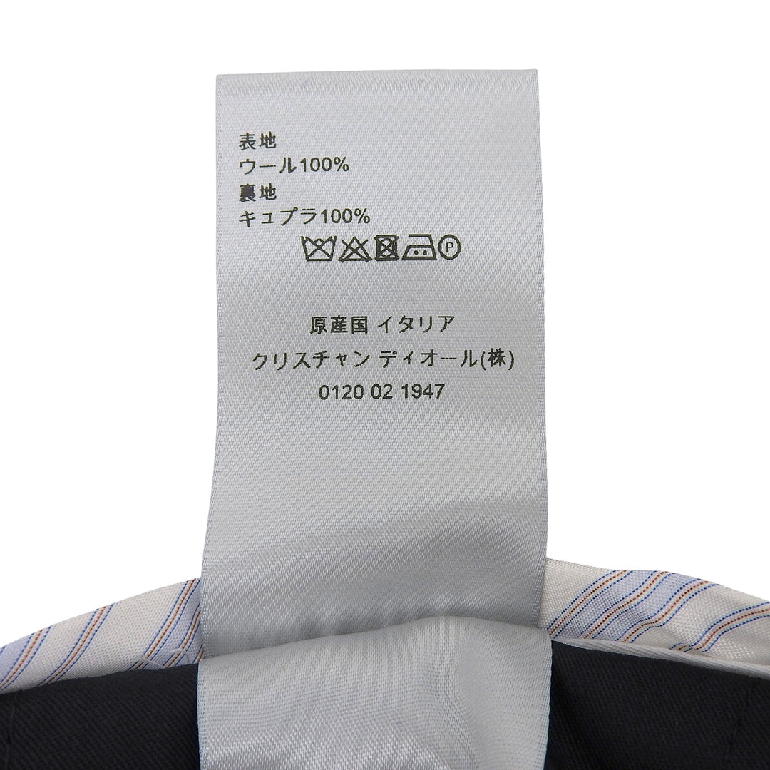 Pristine DIOR slacks Center press Navy wool mens 633C720A4895
