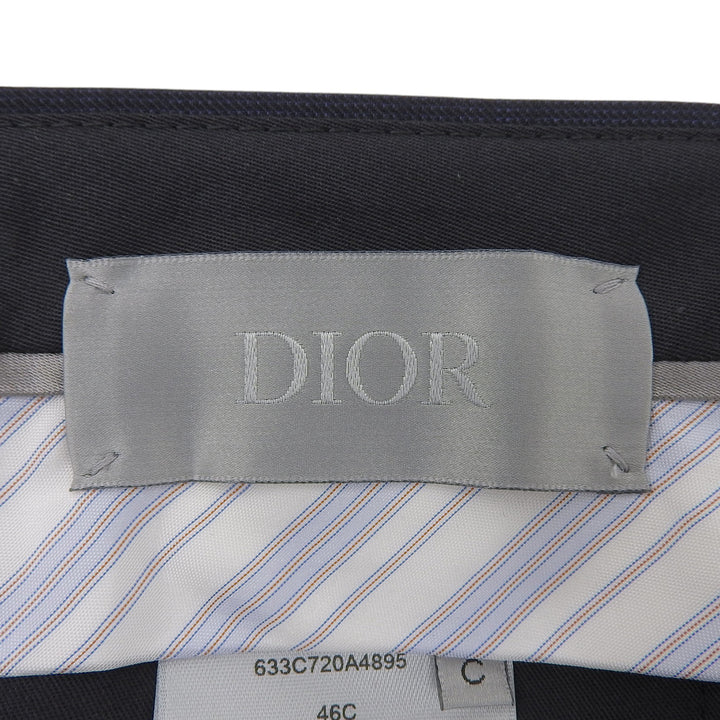 Pristine DIOR slacks Center press Navy wool mens 633C720A4895