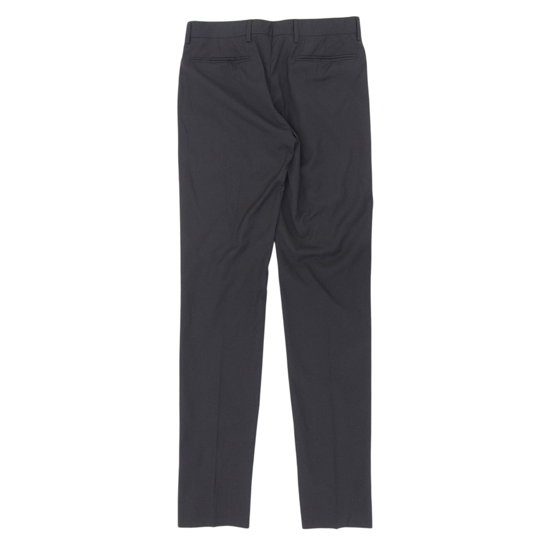 Pristine DIOR slacks Center press black wool mens 633C720L4762