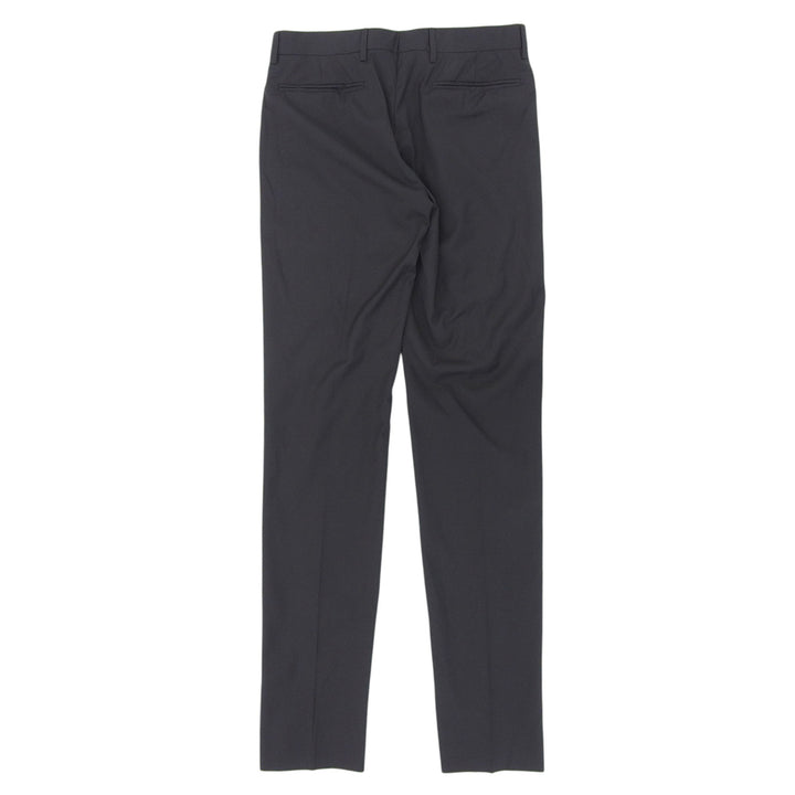Pristine DIOR slacks Center press black wool mens 633C720L4762
