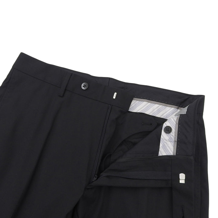 Pristine DIOR slacks Center press black wool mens 633C720L4762