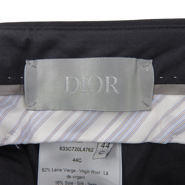Pristine DIOR slacks Center press black wool mens 633C720L4762