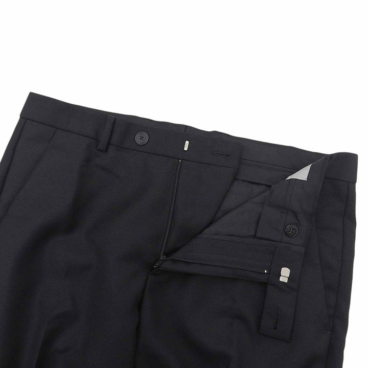 Pristine DIOR slacks Center press black wool mens 48 013C120A5113