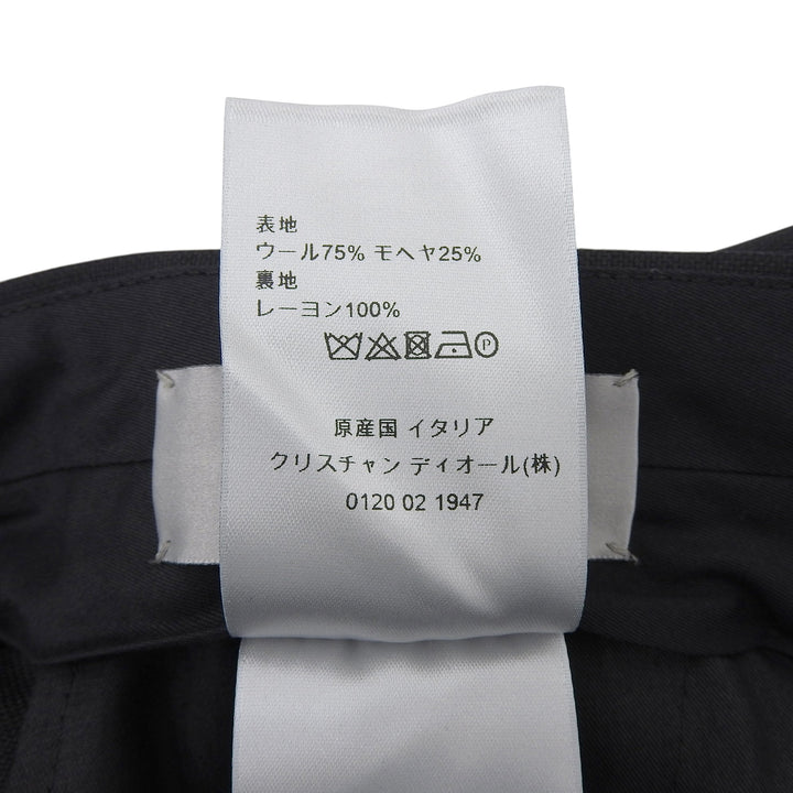 Pristine DIOR slacks Center press black wool mens 48 013C120A5113