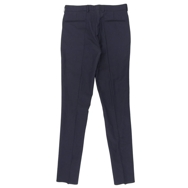 Pristine DIOR slacks Center press Navy wool mens 46 183C104A5113