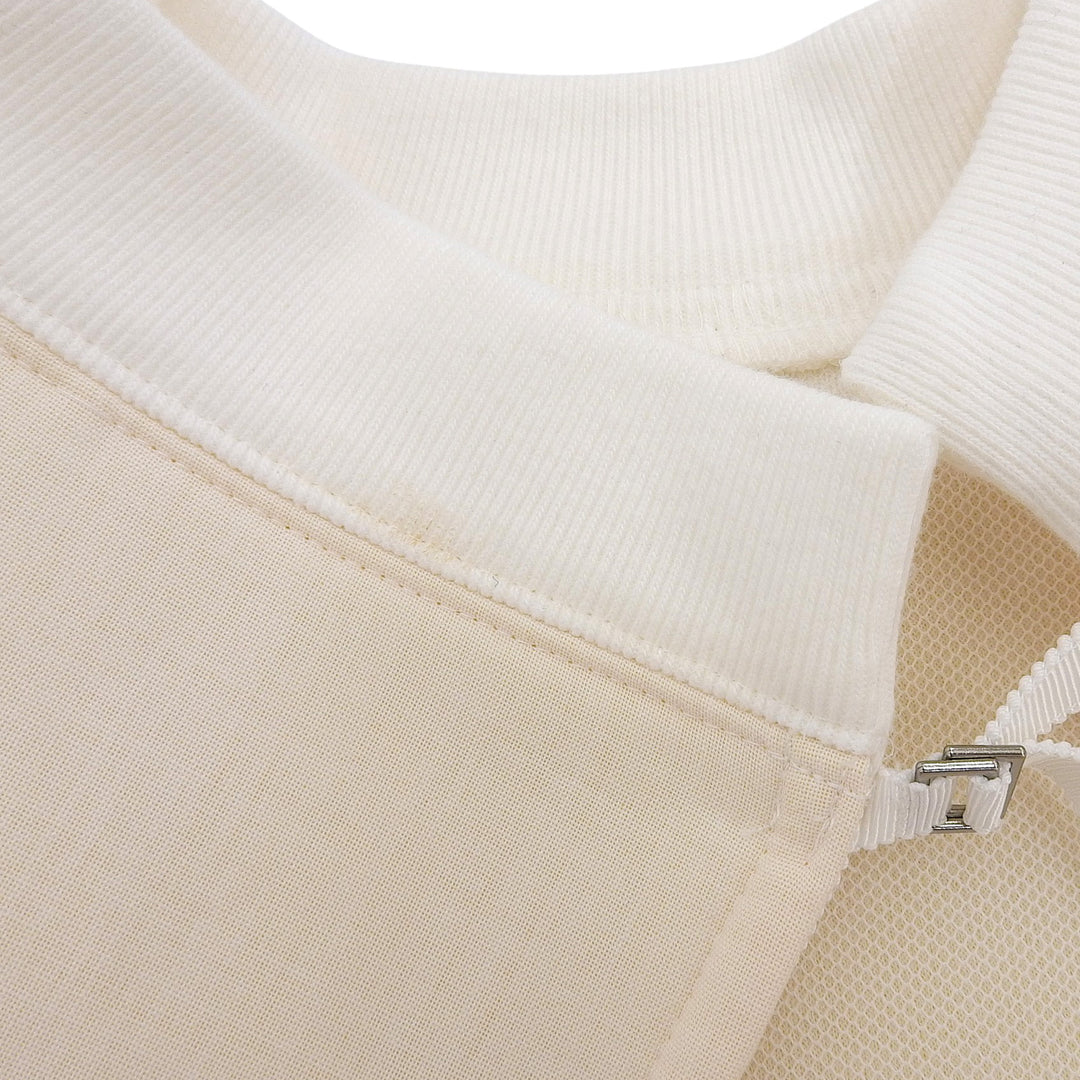 Excellent Sacai Tunic Suiting Bonding Pullover docking beige 1 24-07038