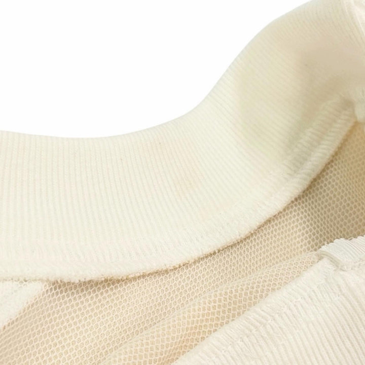 Excellent Sacai Tunic Suiting Bonding Pullover docking beige 1 24-07038