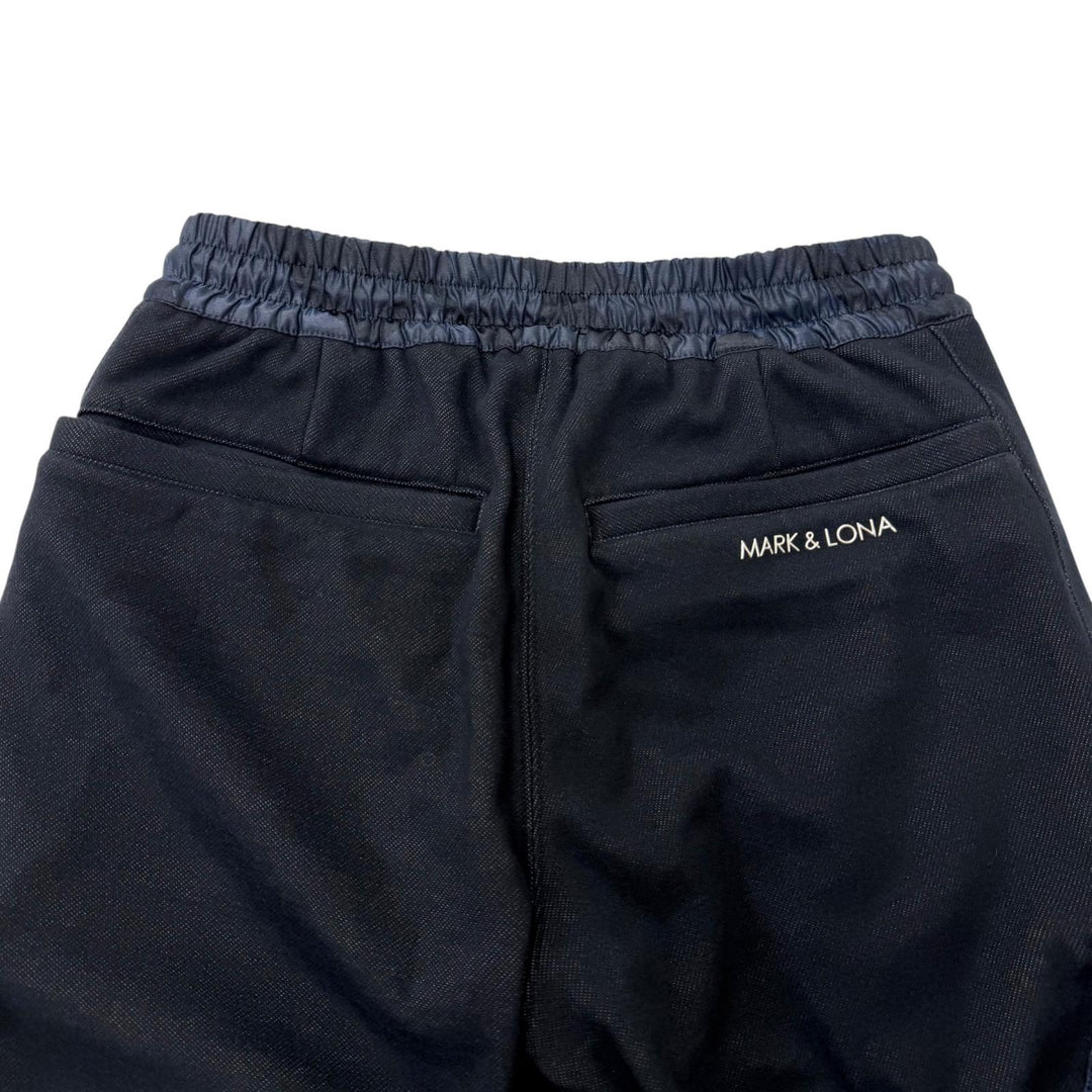 Pristine MARK & LONA two-piece set Swarovski Skull Blouson Jogger Pants Navy