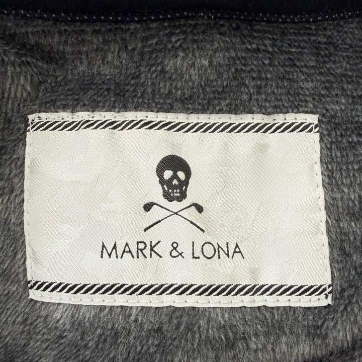 Pristine MARK & LONA two-piece set Swarovski Skull Blouson Jogger Pants Navy