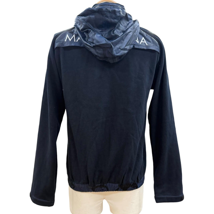 Pristine MARK & LONA two-piece set Swarovski Skull Blouson Jogger Pants Navy